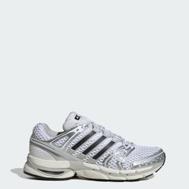 zilvere adidas schoen